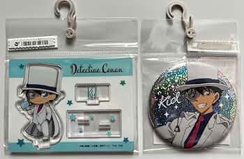コナン　怪盗キッド　安室　缶バッジ　アクリルスタンド　フィギュア　グッズ　まとめ 怪盗キッド 名探偵コナン 英国 缶バッジ 等身 ダイソー アクスタ